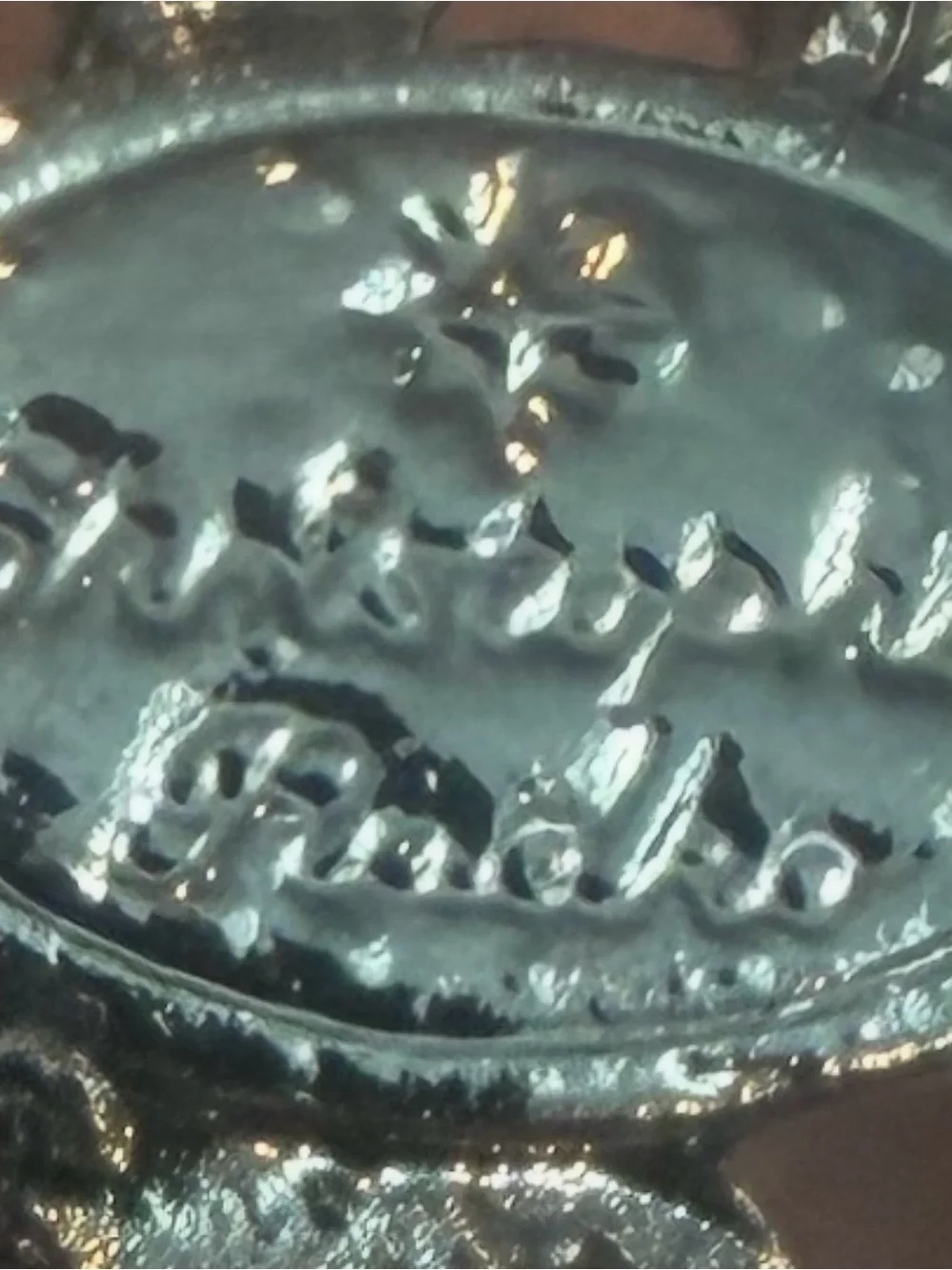 RARE Vintage Christopher Radko Silver-Tone Crystal Christmas Tree Brooch